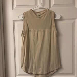 Varley Beige Sleeveless Tank Top